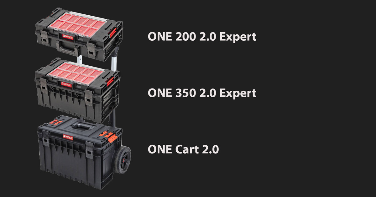  Qbrick One Cart 2.0 Expert tool boxes set 