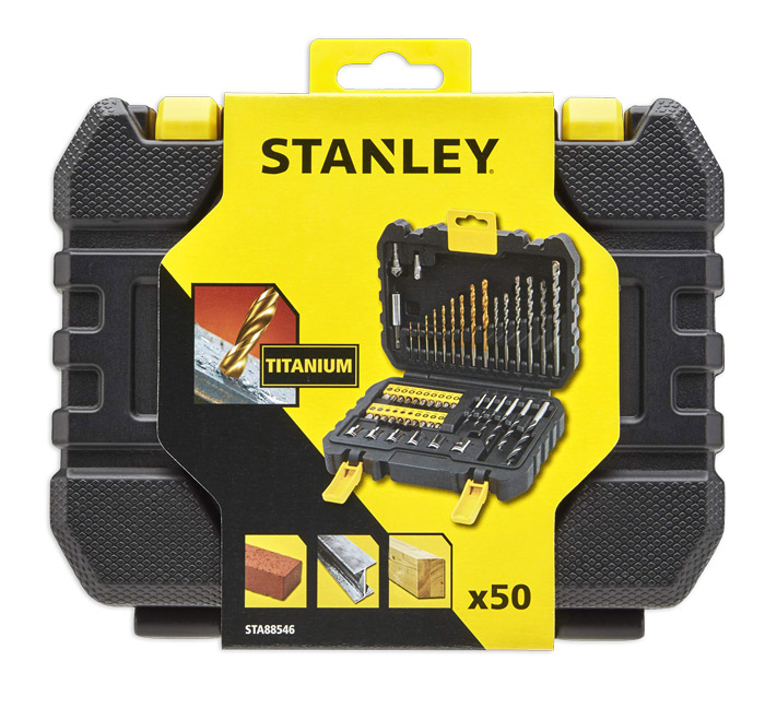 Stanley STA88546 50 Piece Mixed Drilling and Screwdriving Set 