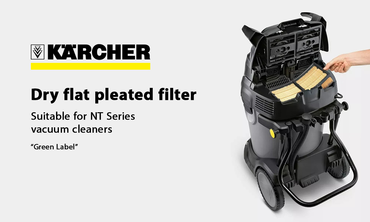 Karcher 6.907-276.0 Dry flat pleated filter