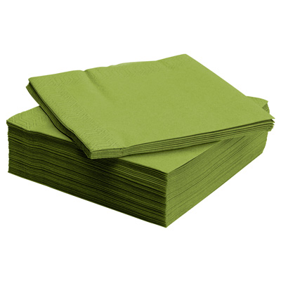 FANTASTISK-Paper-napkin-Medium-green-00149831-Ikea-Icon