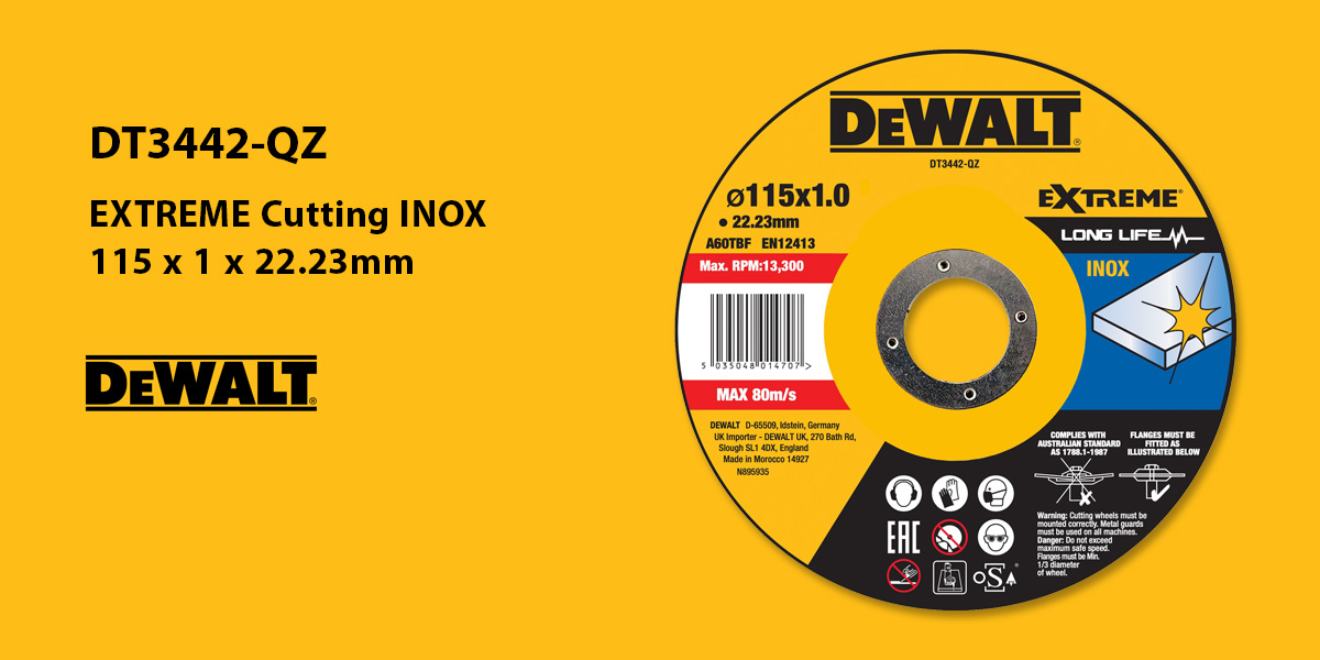 DEWALT DT3442 EXTREME Cutting INOX