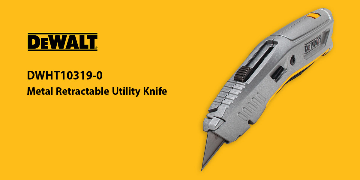 DEWALT DWHT10319 Metal Retractable Utility Knife