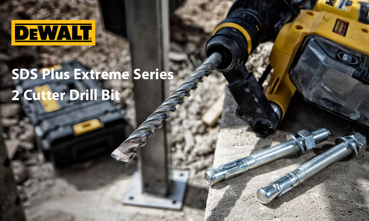 Dewalt Extreme Series SDS Plus 2 Cutter Drill Bit