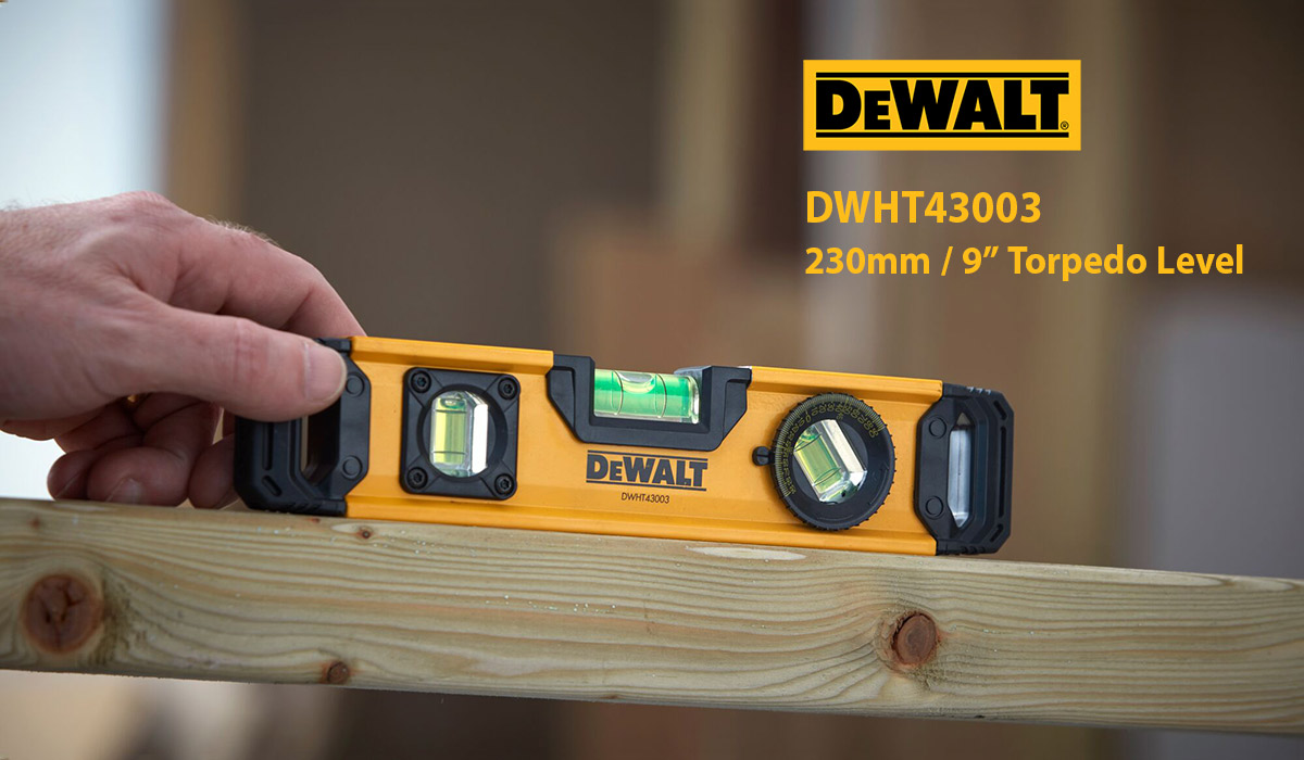 DEWALT DWHT43003 230mm / 9 in Torpedo Level