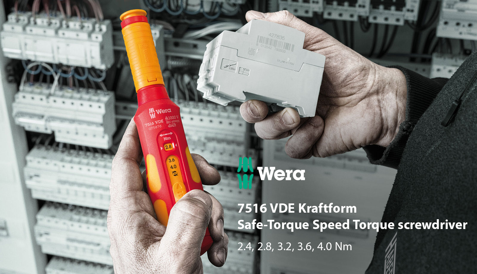 Wera 05075876001 7516 VDE Kraftform Safe-Torque Speed Torque screwdriver