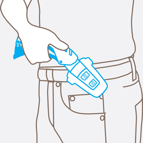 Dedicated Holster for Safe Storage Dedicated Holster for Safe Storage