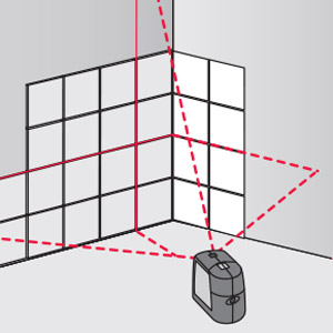 Cross line to align tiles