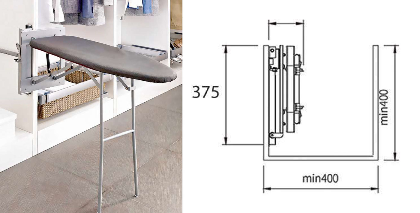 Fantoni J406 Ironing Board