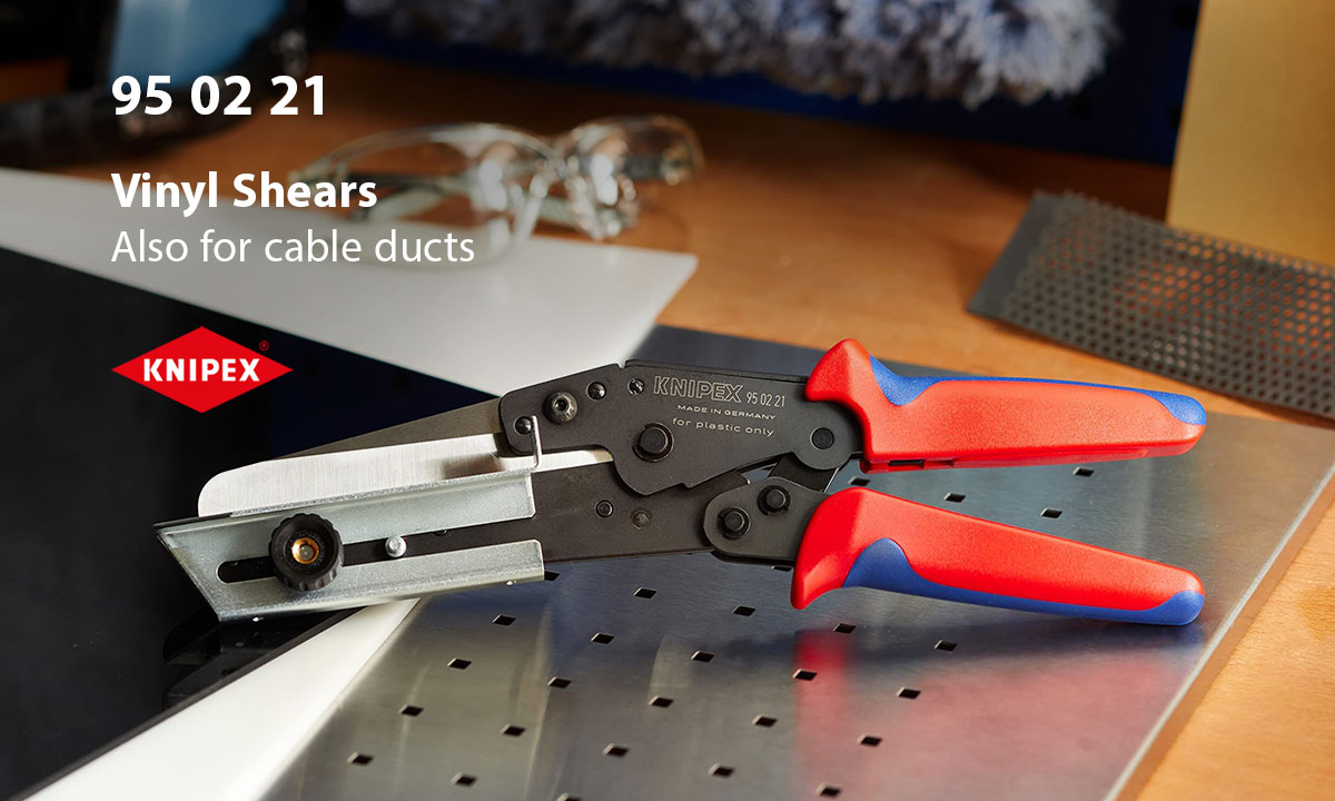  Knipex 950221 Vinyl Shears Also for cable ducts 