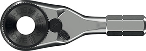 8011 Zyklop Mini 4 Bit ratchet, 1/4"