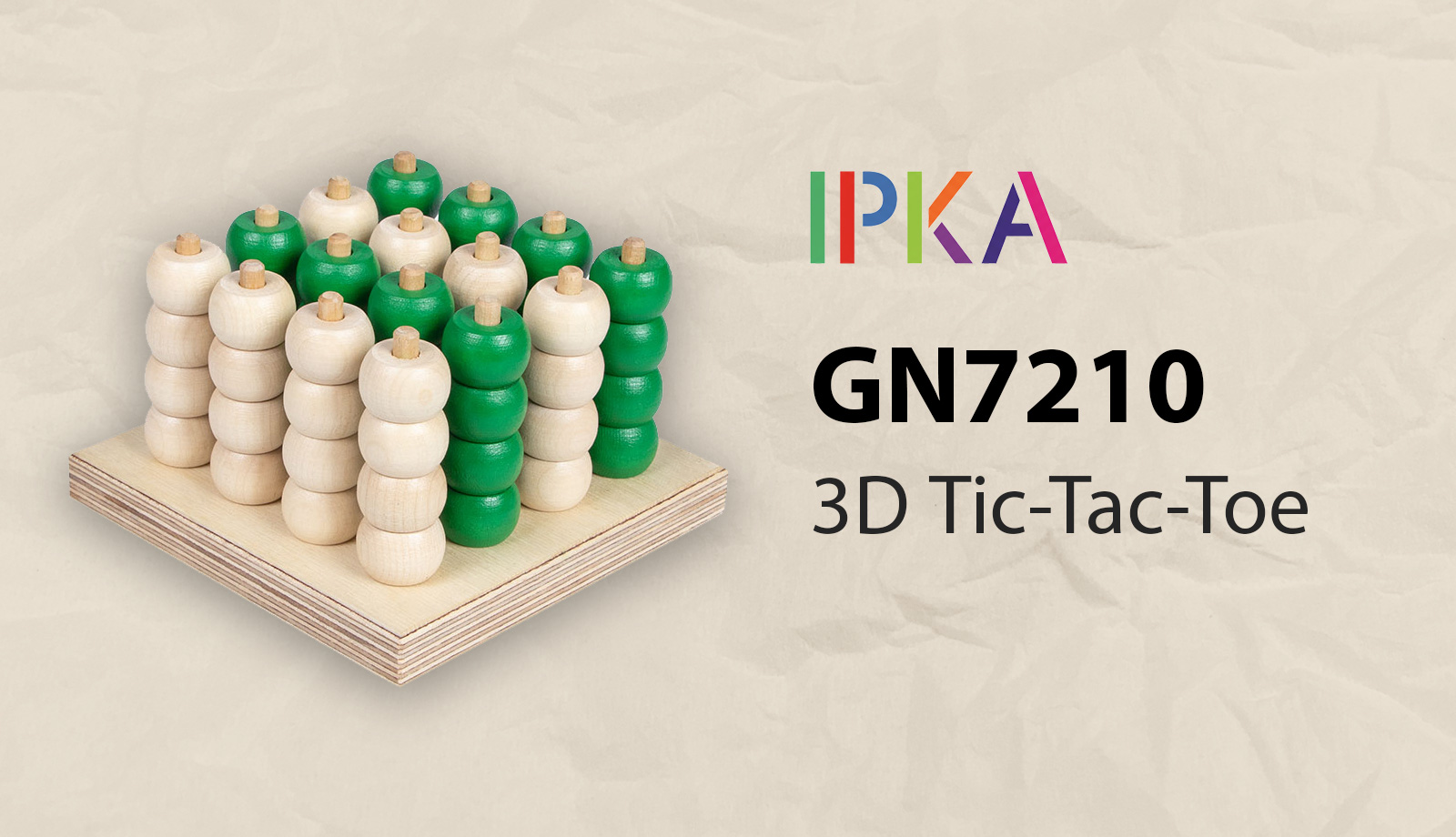 Ipka GN7210 3D Tic-Tac-Toe