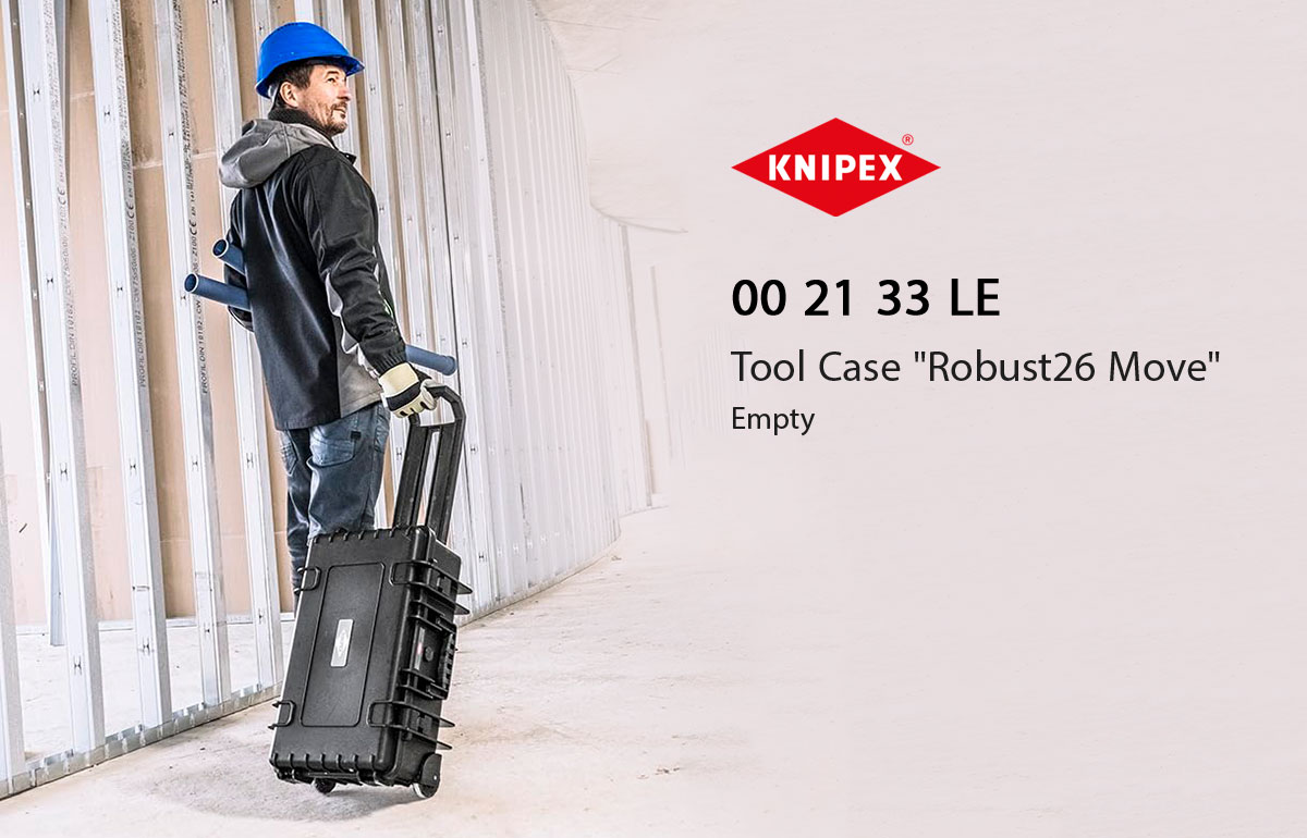 Knipex 002133LE Tool Case "Robust26 Move" Empty
