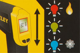 Thermal leak detection - from a reference temperature