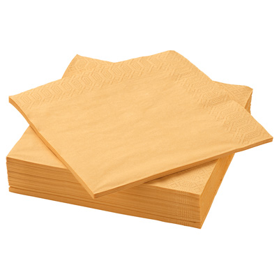FANTASTISK-Paper-napkin-Yellow-30128605-Ikea-Icon