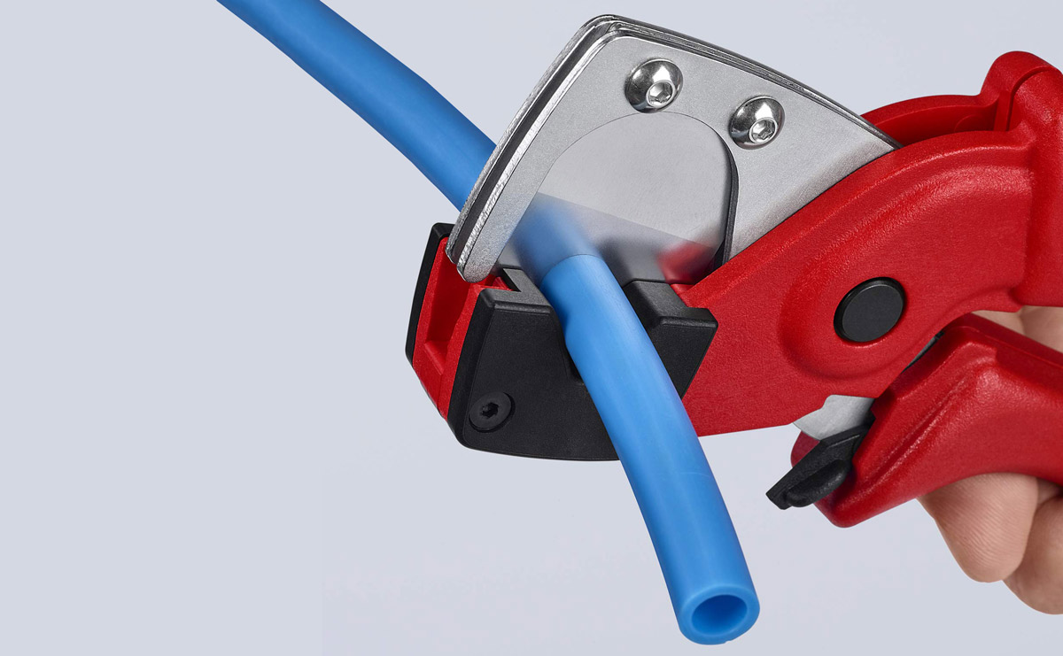  Knipex 9010185 Pipe cutter for multilayer and pneumatic hoses 